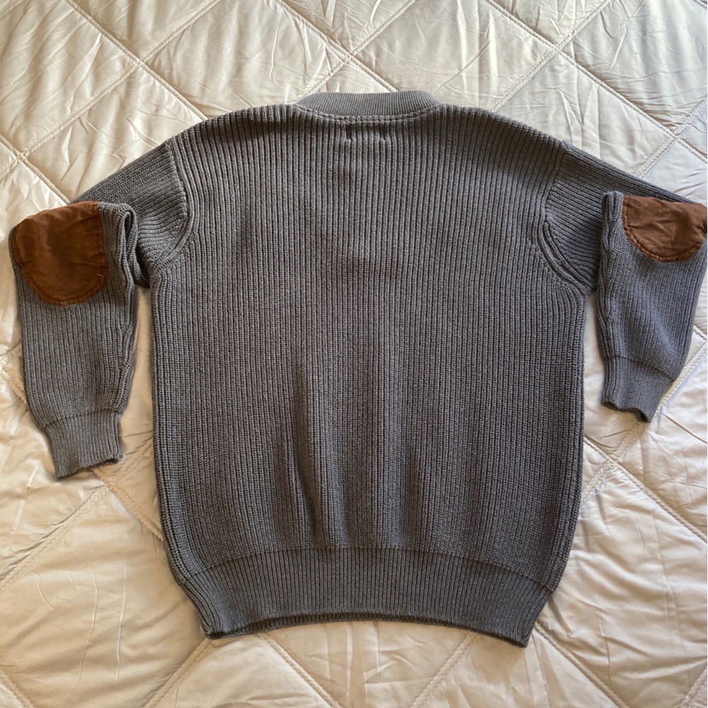 Dick Idol Quarter Button Pull Over with Elbow Pads - Picture 8 of 8